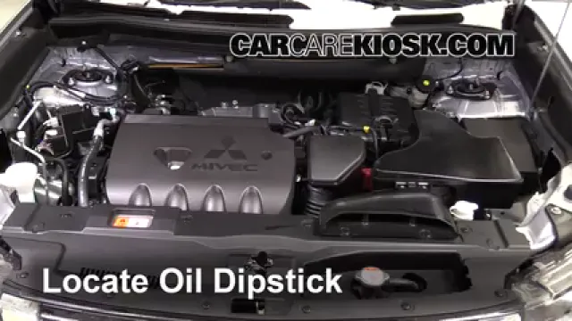 2016 Mitsubishi Outlander SE 2.4L 4 Cyl. Huile Vérifier le niveau de l'huile